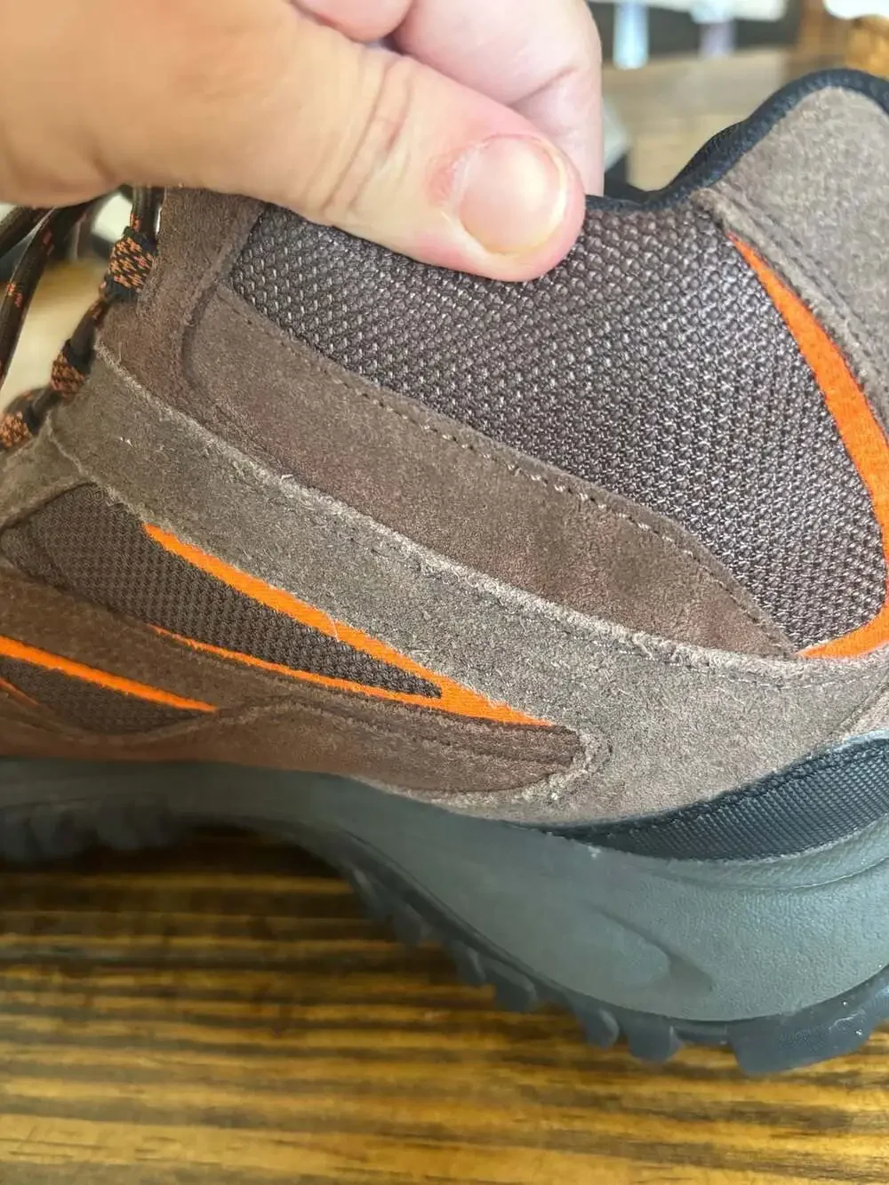 Merrell Phoenix Bluff Mid Waterproof Hiking Boots Dark Brown Men's Size 12